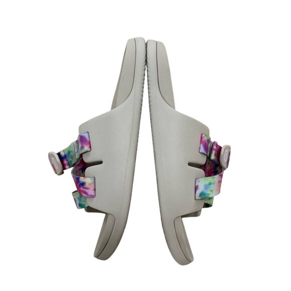 Chaco Chillos Slide Big Kid Tie Dye Sandals Slip-On Junior Girls Size 5 - Picture 5 of 8